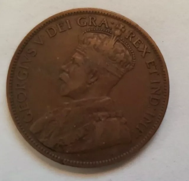 1917 Canadian One Cent - Complete your collection! 105 yrs old!