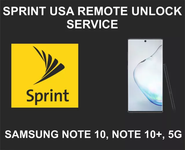 Samsung Unlock Service, Samsung Note 10, Note 10 Plus, 5G, 4s