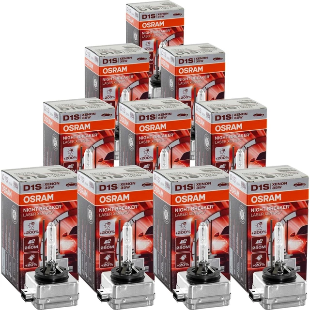 10x OSRAM Xenarc Nuit Breaker Brun Laser D1S 4500 K 3200 Lm Xenon Brenner