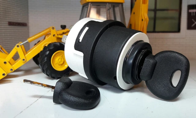 Ignition Switch & Key OEM JCB 2CX 3CX 4CX Sitemaster Fastrac 701/80184 701/45500