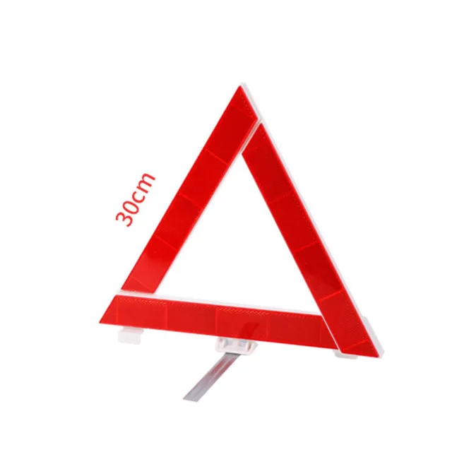 Reflektierendes Warnzeichen Dreieck Auto Gefahr Klassifizierung EU-Notfall AT