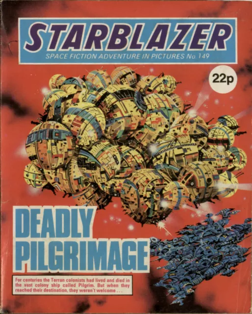 Deadly Pilgrimage,Starblazer Space Fiction Adventure In Pictures,No.149,1985