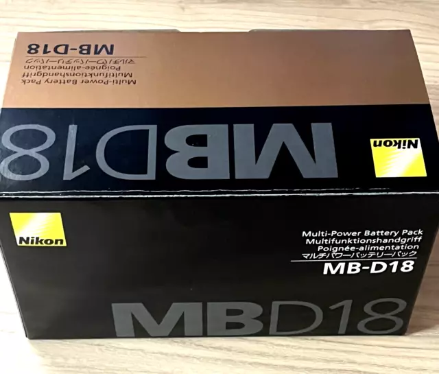 [Mint] Paquete de baterías Nikon Multi-Power MB-D18 para Nikon D850 negro...