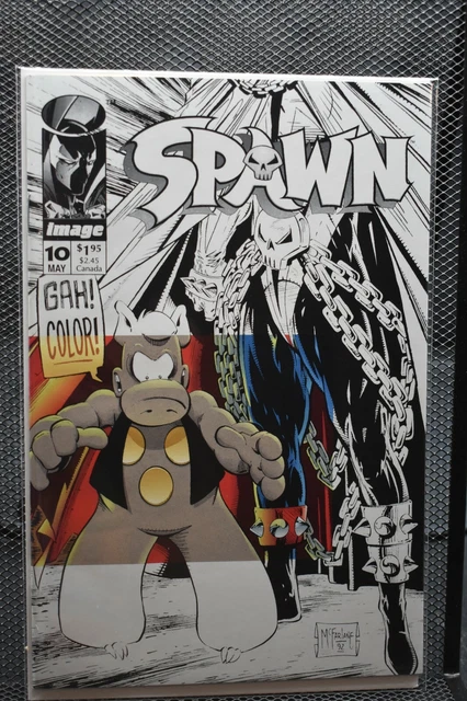 Spawn #10 Image Comics 1993 Todd McFarlane Cerebus Appearance Dave Sim 9.6
