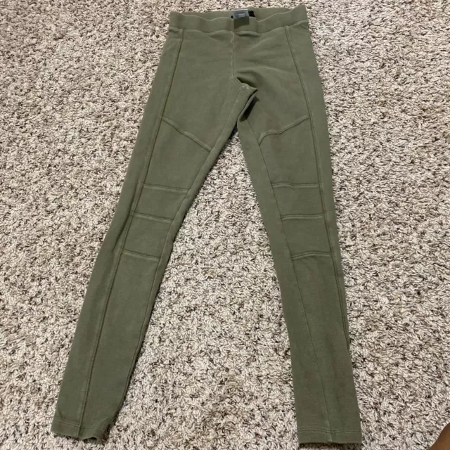 Express Womens Petite Green Leggings Size XXS