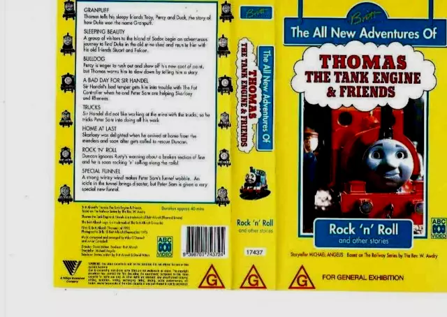 THOMAS THE TANK ENGINE-ROCK 'N' ROLL! Pal vhs tape~ A rare find ~ EUR ...
