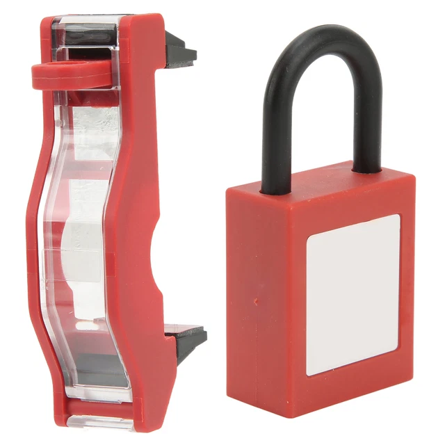 SAFETY PADLOCK LOCKOUT Set Compact Hard Electric Shock Circuit Breaker Safety 23.39 PicClick AU