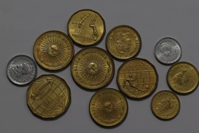 🧭 🇦🇷 Argentina 1970'S Super Currency Collection B58 #41 Zg12