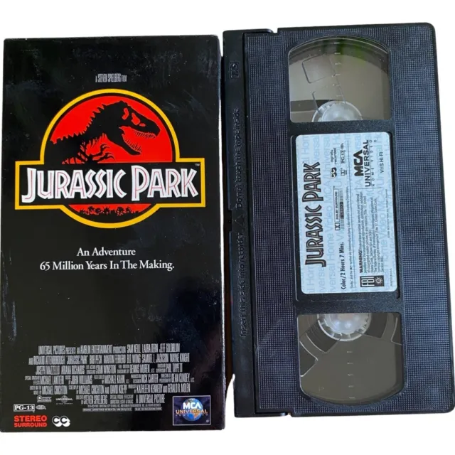 Jurassic Park- VHS Movie 1993. Free Shipping!