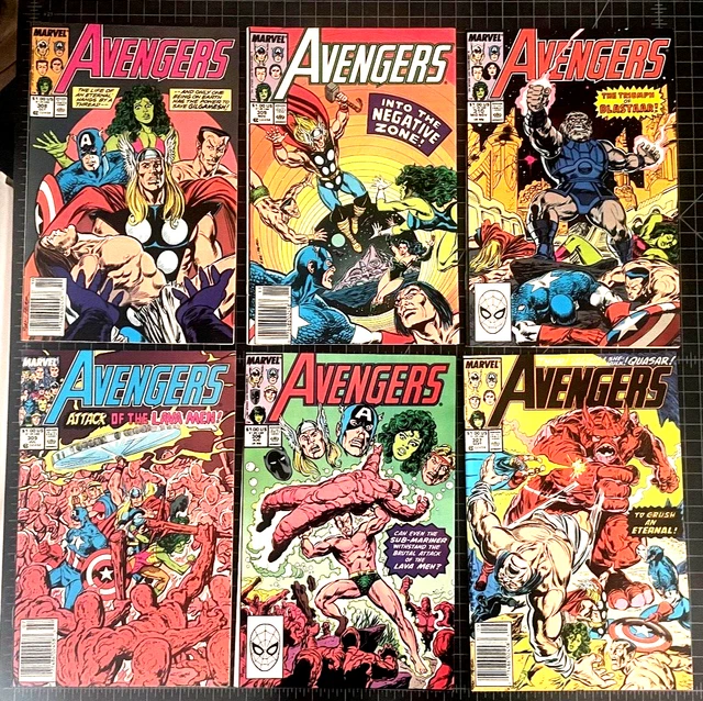 Avengers #305-#310, #319-324 (1989) (1990) Lot of 12 classic Avengers issues!