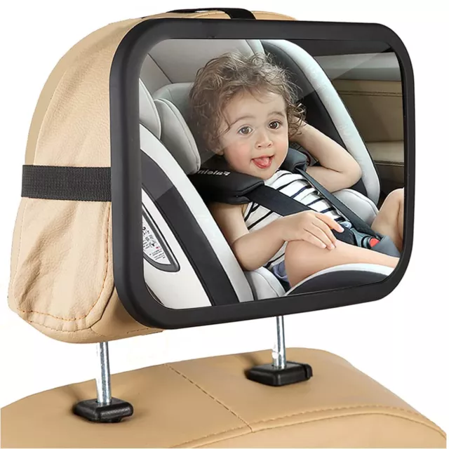 Rückspiegel Baby Auto, 360° Schwenkbar Rücksitzspiegel mit