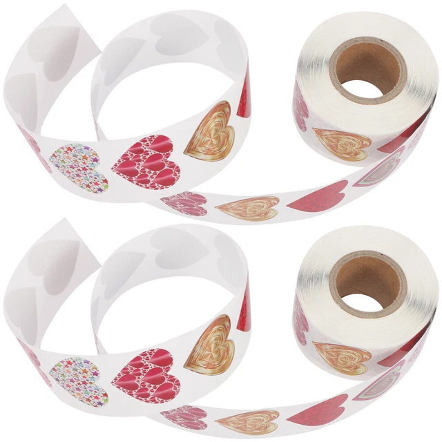 2 Rolls Aufkleber Für Siegeletiketten Geschenketiketten Aufkleber