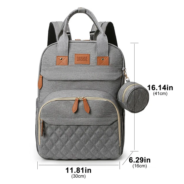 Baby Diaper Bag Backpack Travel Mom Mummy Maternity Changing Pad Waterproof 3