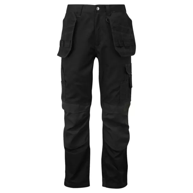 Oswin Mens Workwear Trousers Cargo - Elastic Waist Render Pro 38W Long (800)