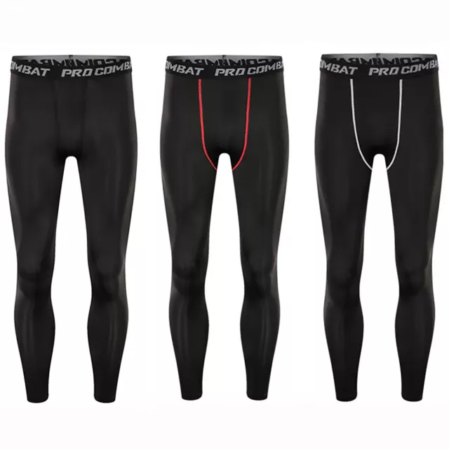 Pantaloni Sportivi per Allenamento Leggings da Uomo Calzamaglia per Compressione