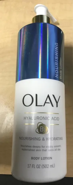 Olay Nourishing & Hydrating Body Lotion with Hyaluronic Acid, 17 fl oz