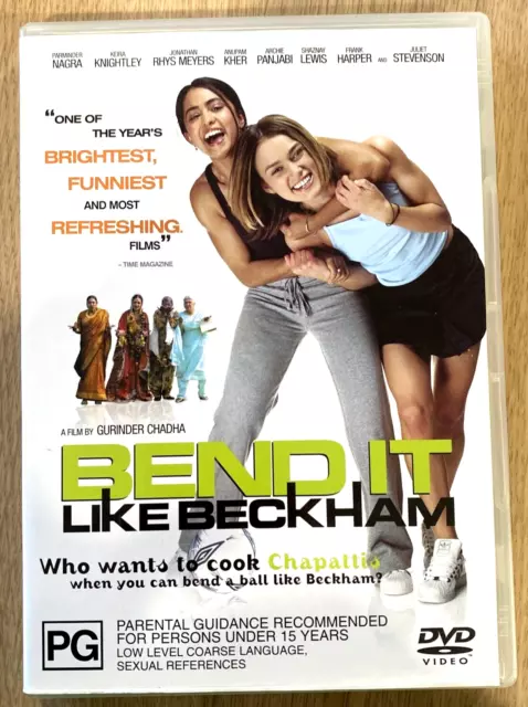 BEND IT LIKE Beckham DVD Parminder Nagra Keira Knightley Soccer