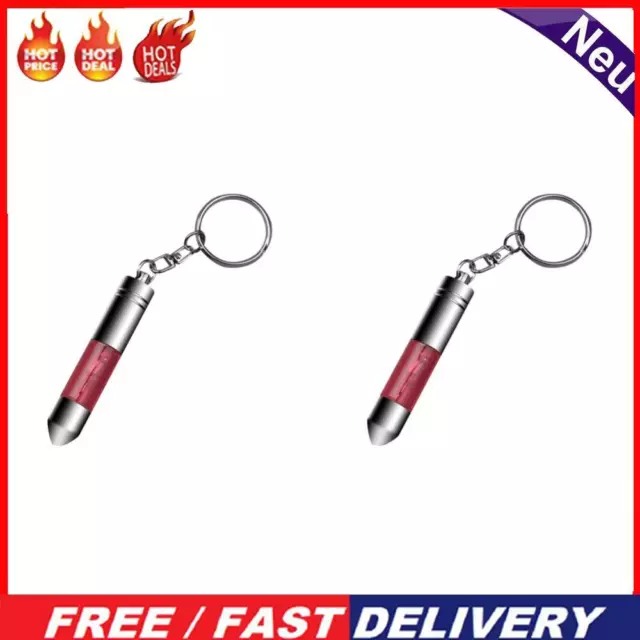 Anti-Static Keychain Portable Static Discharge Rod for Human Body (Red)