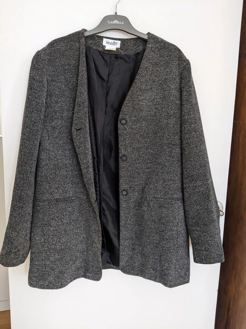 Veste Habillée Anne Weyburn Taille 52 - Noire, Neuve Avec étiquettes, Poly/élasthanne, Style Professionnel