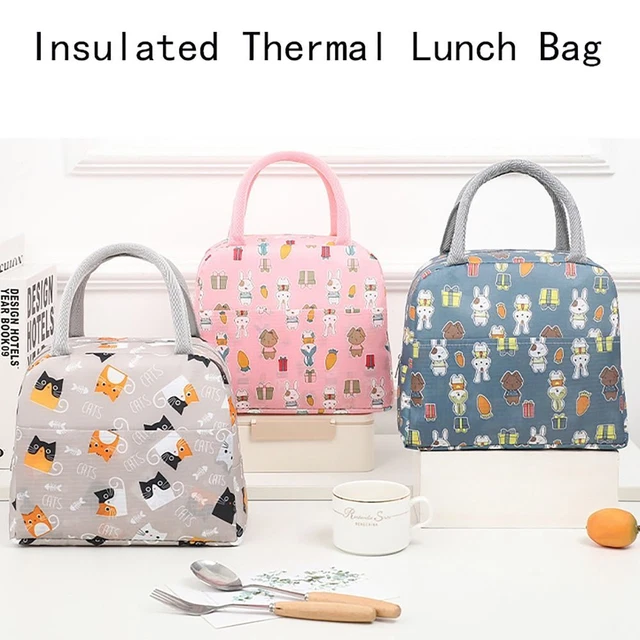 Large Capacity Thermal Lunch Package Lunch Box Organizer  Children Students