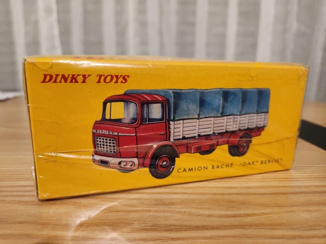 DINKY TOYS ANGLETERRE Camion Leyland Comet Jaune Et Vert Ancienne Restauration EUR 20,00