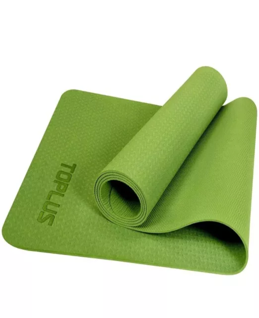 61 x 183cm Yoga Mat 4mm Thick Gym Exercise Fitness Pilates Workout Mat Non Slip