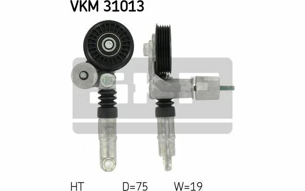 SKF Galet tendeur pour VOLKSWAGEN PASSAT AUDI A4 SKODA SUPERB VKM 31013