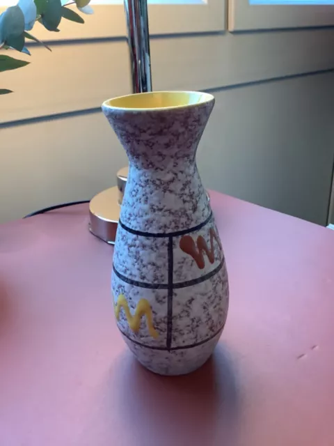 Vase Midcentury Retro 50er-60er Schrumpfglasur