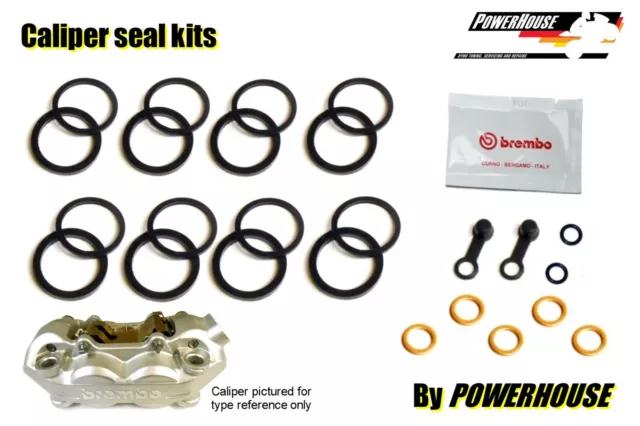 Ducati Hypermotard HYM 1100 Brembo front brake caliper seal kit 2007 2008 2009