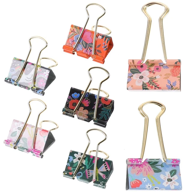 7 PCS DOCUMENT Clips Binder Office Supplies Small Size for Paper $19.68 ...