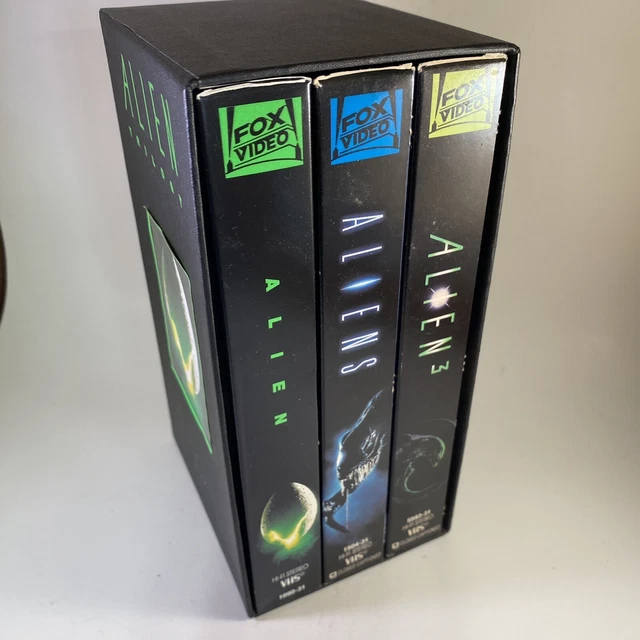 ALIEN TRILOGY VHS Box Set Alien Aliens Alien 3 Collectible Sigourney