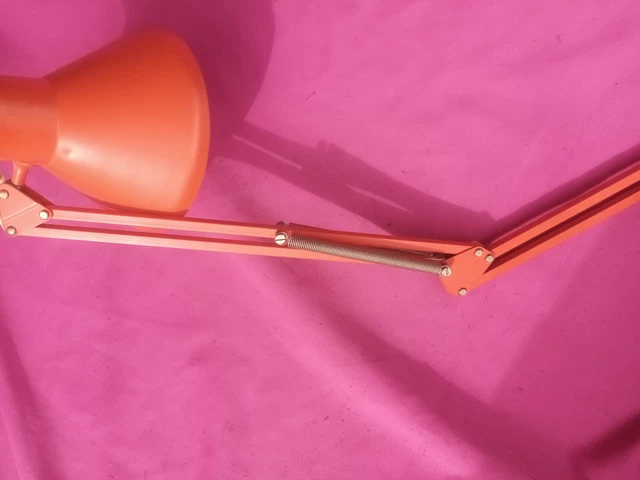 TWIST & TWIST T1 LAMPE Architecte BUREAU vintage Articulee orange 1960 Desk Lamp 8