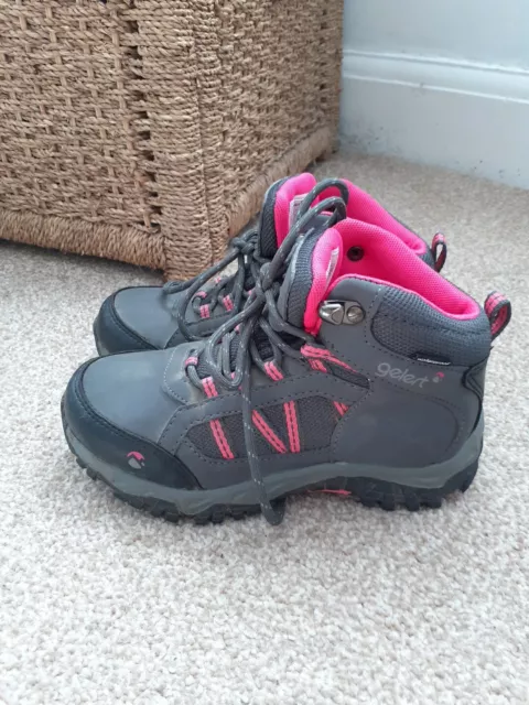 Gelert Grey/Pink Walking Shoes Size Uk 13 Child
