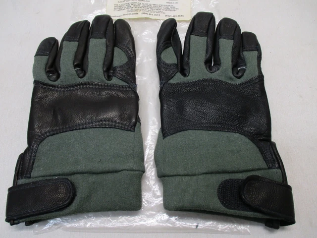Usgi Military Shooting Gloves Combat Glove Short Medium Green Flame Resistant