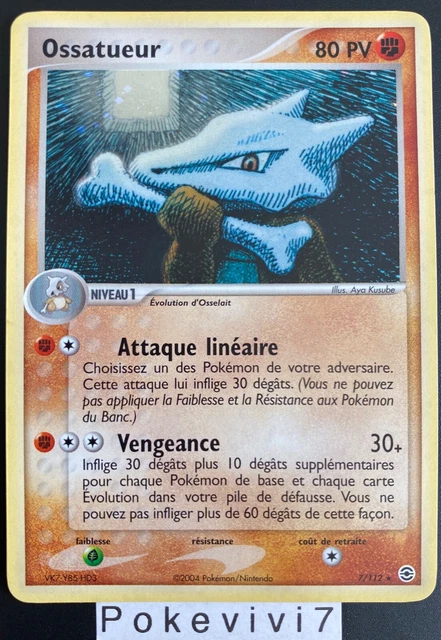 Pokemon Card OSSUATOR 7/112 Holo Block EX Red Fire Green Sheet FR