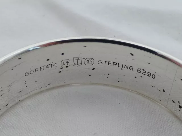 Vintage Gorham Sterling Silver Napkin Ring "Marion" name engraving 3
