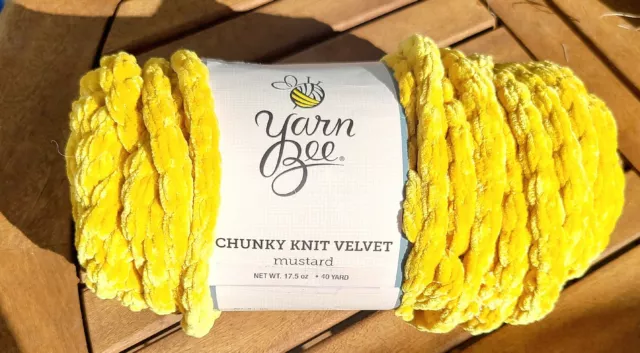 YARN BEE YARN Chunky Knit Velvet “Silver” $15.99 - PicClick