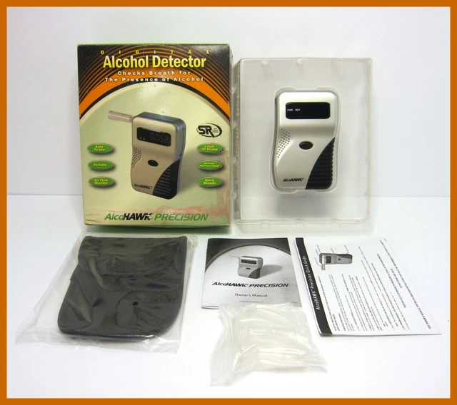 Alcoholímetro de precisión portátil portátil probador de alcohol de aliento digital portátil AlcoHAWK