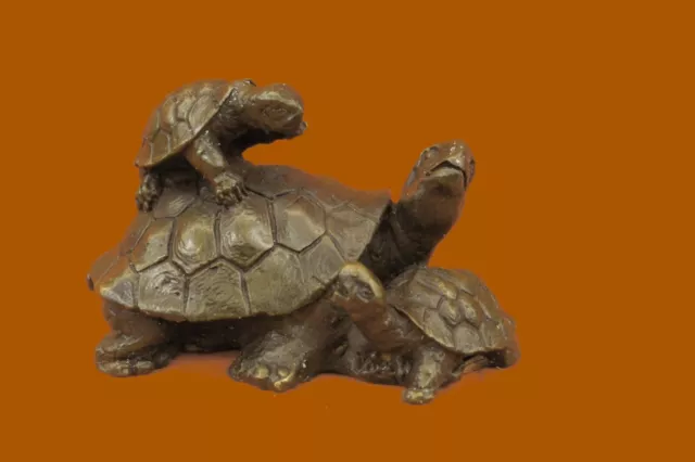 Vienna Bronze Snapping Turtle Tortoise Collectible Sculpture Figurine Statue Art