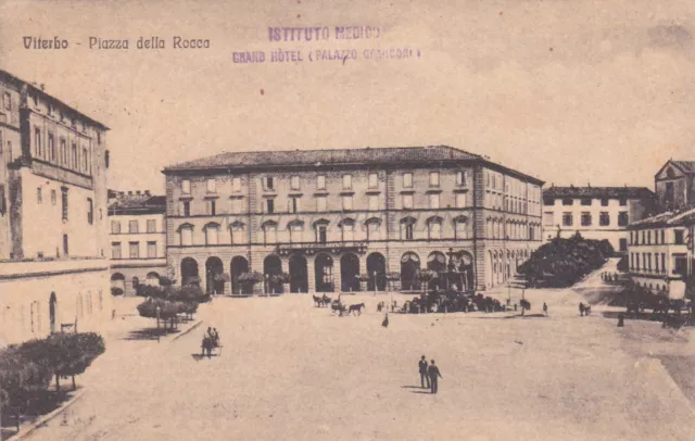 VITERBO - Piazza della Rocca, Cartolina 1920
