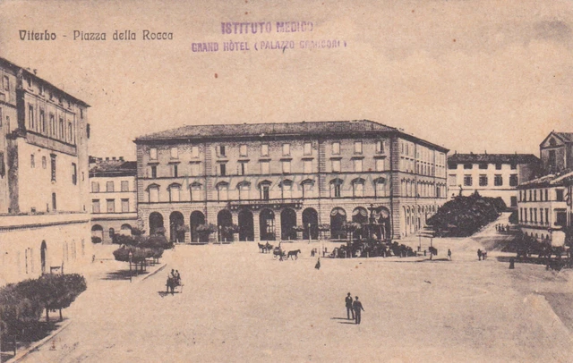 VITERBO - Piazza della Rocca, Cartolina 1920