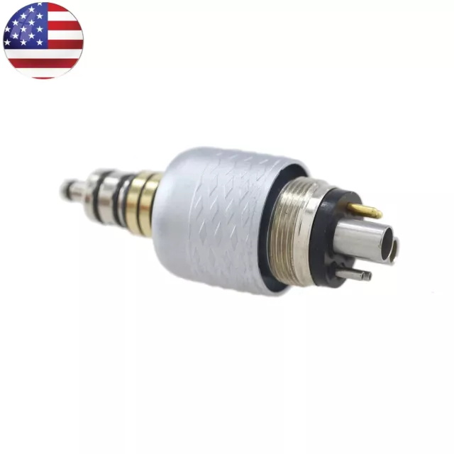 COXO Dental Handpiece Coupling Fits W&H RQ Roto Quick 6 Pin Fiber Optic Coupler