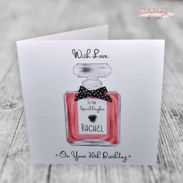 Personalised Birthday Card For Granddaughter Daughter – 18th 21st 30th 40th – Print Zania