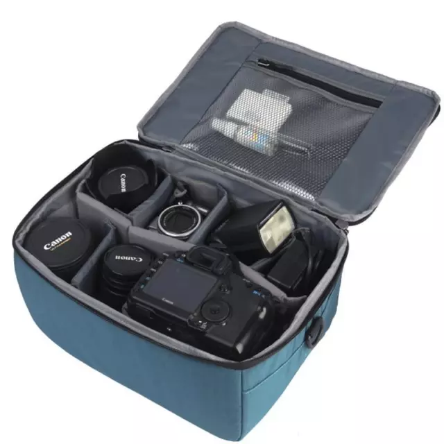 DSLR Camera Shoulder Bag Camcorder Padded Deluxe Carry Case Storage Bag Large