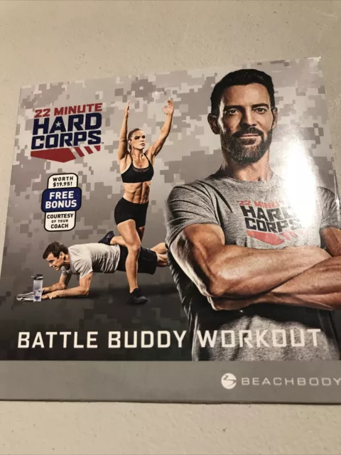 "Video DVD 22 Minute Hard Corps ""Battle Buddy"" también conocido como Partner-Workout ¡NUEVO! Cuerpo de playa