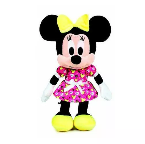 La Maison de Mickey Peluche Minnie 40 cm en Robe Rose Disney plush 386367