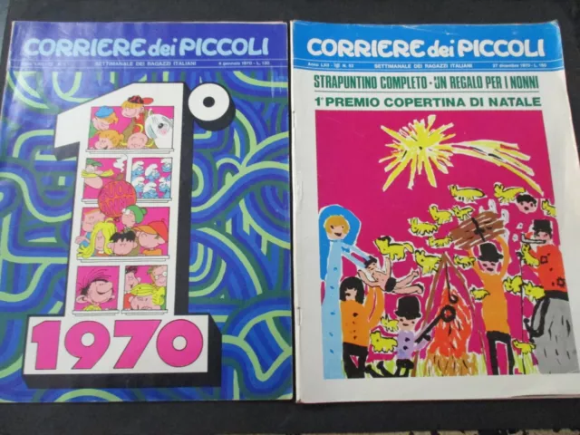 Il Corriere Dei Piccoli 1970 1/52 - Annata Completa - 2