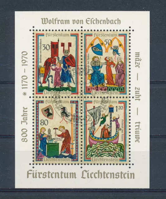 Liechtenstein   471 Used, Minnesingers, 1970