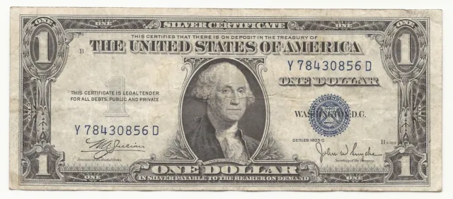 1935-C $1 Dollar Bill Silver Certificate Note Hand Picked VG/FINE FREE SHIPPING