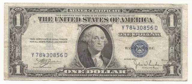 1935-C $1 Dollar Bill Silver Certificate Note Hand Picked VG/FINE FREE SHIPPING